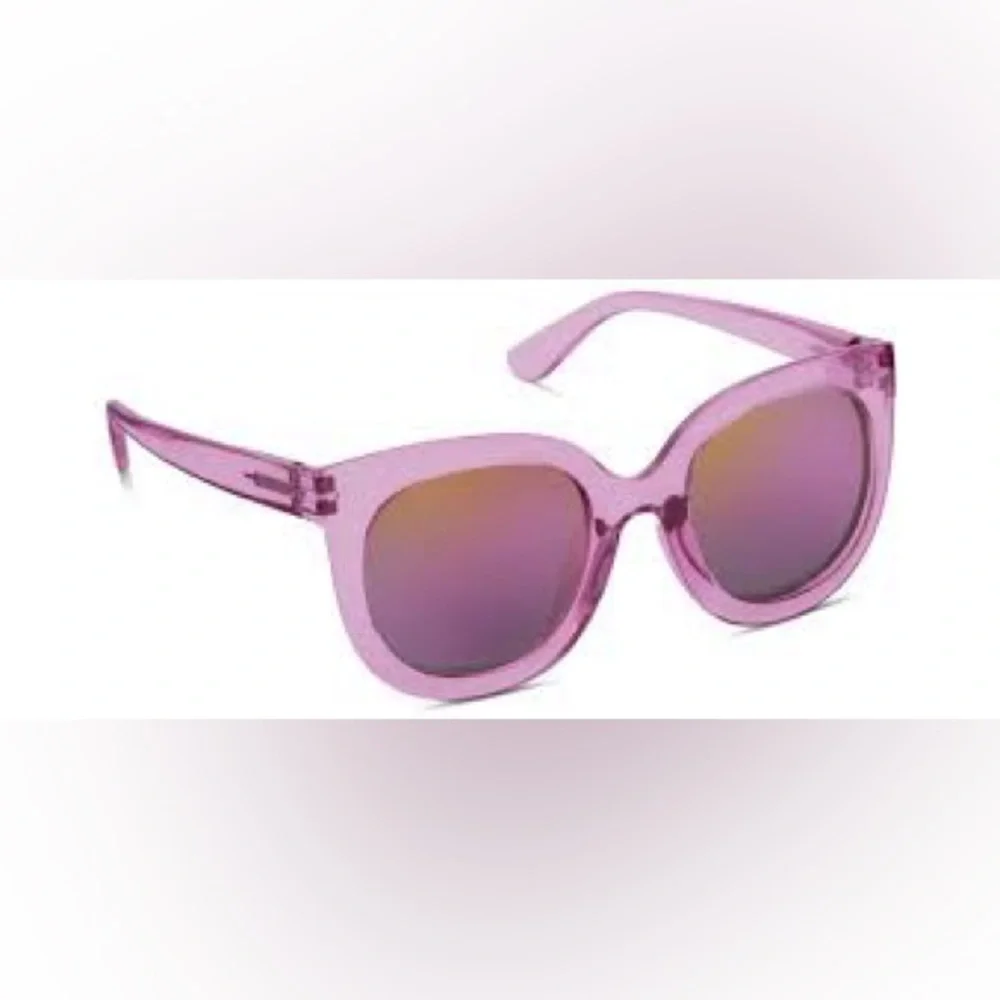 Peepers logging  off pink sunglasses